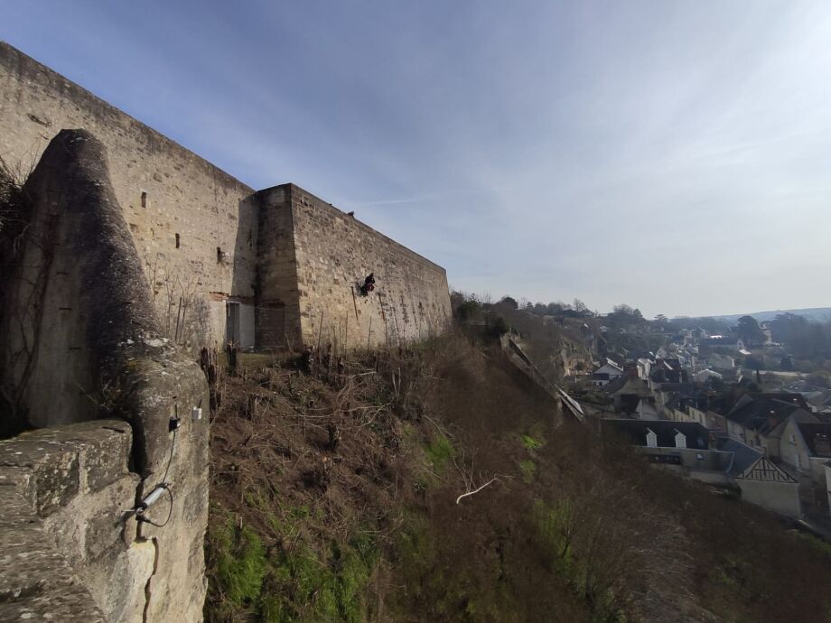 Mur instrumenté du Château d'Amboise