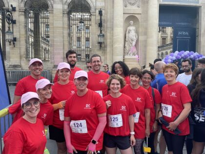 Equipe TT Géomètres Experts à la nuit des relais