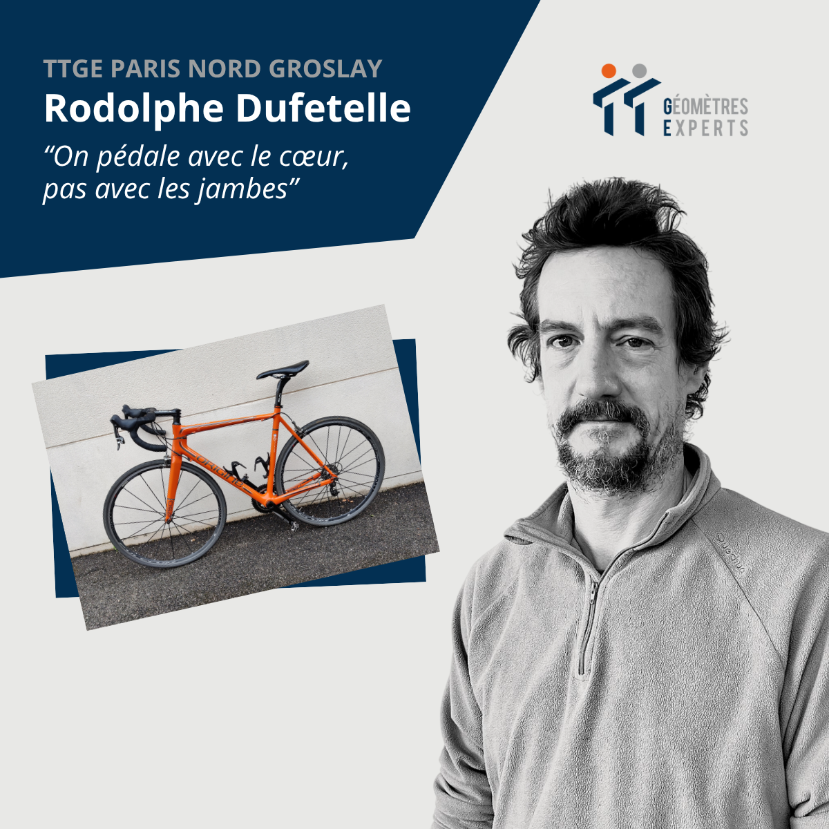 Clyde Coddet pratique le canicross