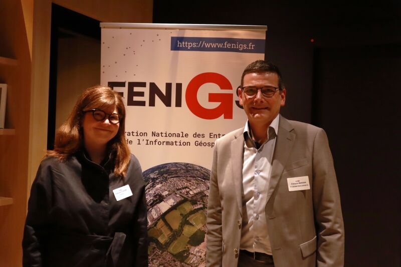François Berger (PDG TTGE) et Françoise Durand (DG du Fenigs)